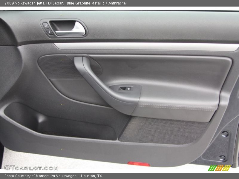 Blue Graphite Metallic / Anthracite 2009 Volkswagen Jetta TDI Sedan