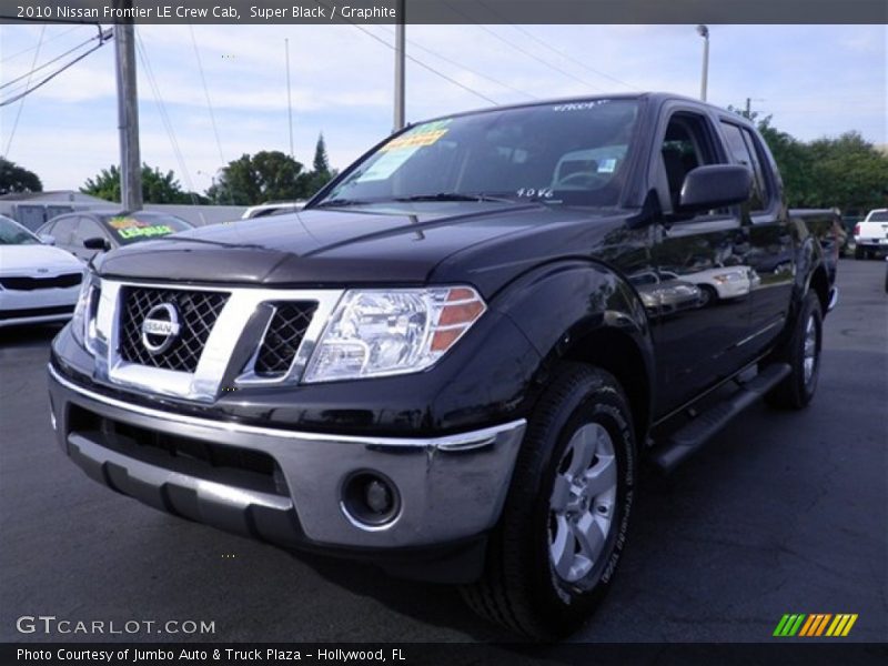 Super Black / Graphite 2010 Nissan Frontier LE Crew Cab