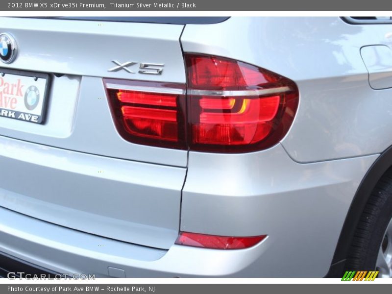 Titanium Silver Metallic / Black 2012 BMW X5 xDrive35i Premium