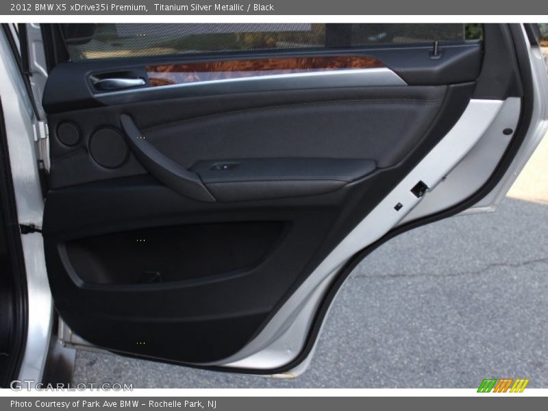 Titanium Silver Metallic / Black 2012 BMW X5 xDrive35i Premium