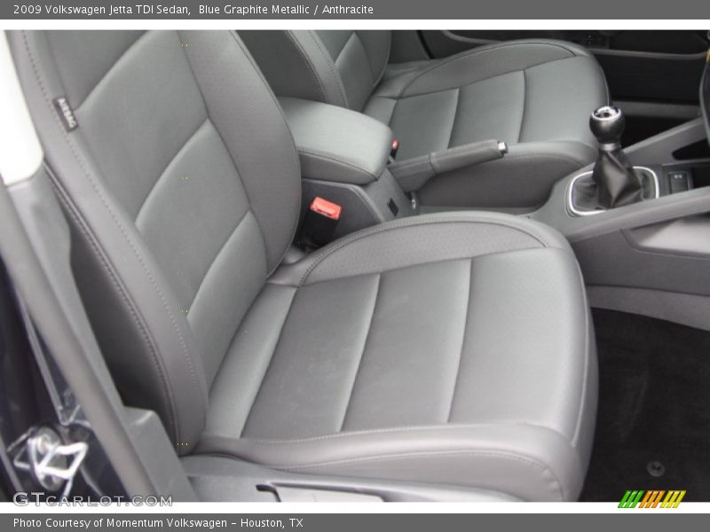 Blue Graphite Metallic / Anthracite 2009 Volkswagen Jetta TDI Sedan
