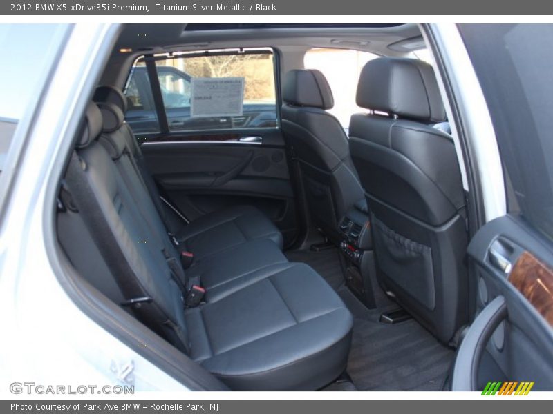Titanium Silver Metallic / Black 2012 BMW X5 xDrive35i Premium