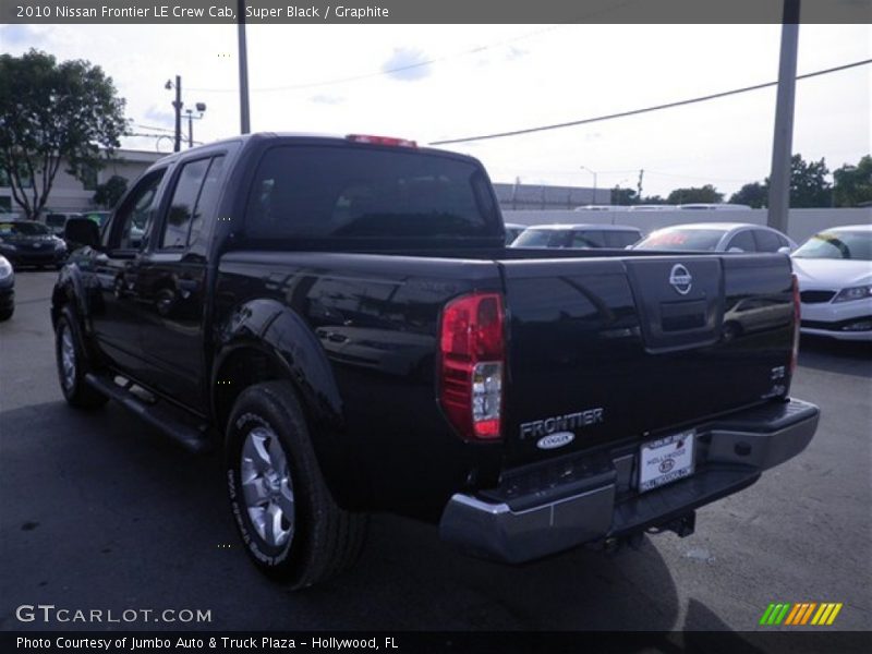 Super Black / Graphite 2010 Nissan Frontier LE Crew Cab