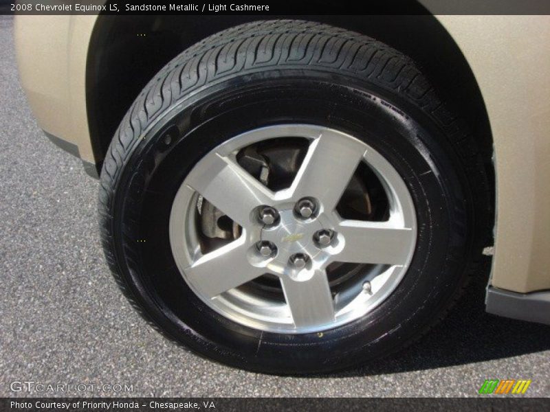 Sandstone Metallic / Light Cashmere 2008 Chevrolet Equinox LS