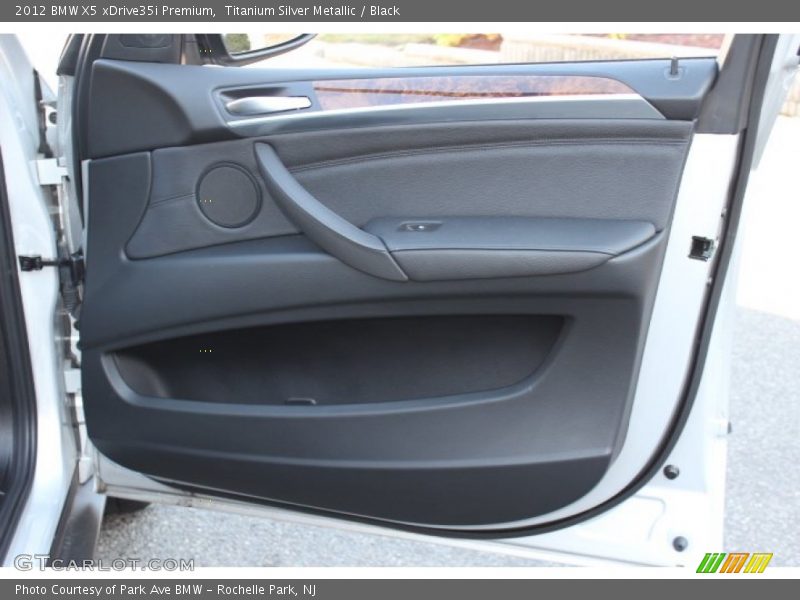 Titanium Silver Metallic / Black 2012 BMW X5 xDrive35i Premium