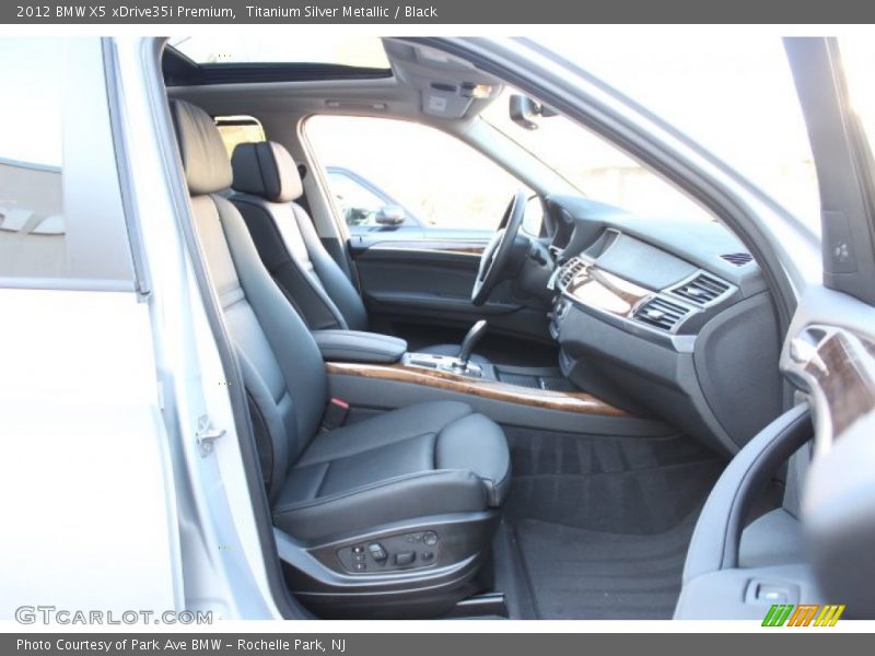 Titanium Silver Metallic / Black 2012 BMW X5 xDrive35i Premium
