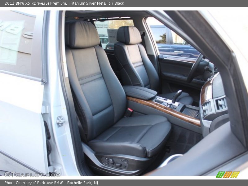 Titanium Silver Metallic / Black 2012 BMW X5 xDrive35i Premium