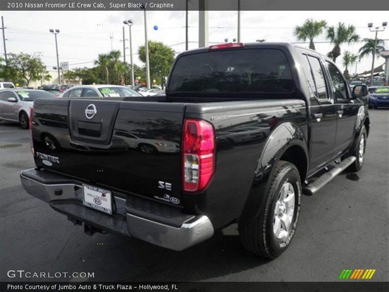 Super Black / Graphite 2010 Nissan Frontier LE Crew Cab