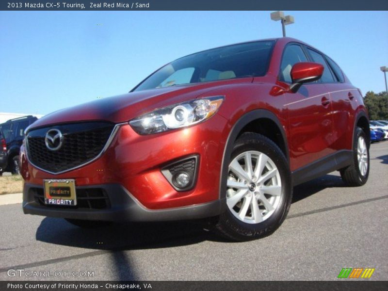 Zeal Red Mica / Sand 2013 Mazda CX-5 Touring