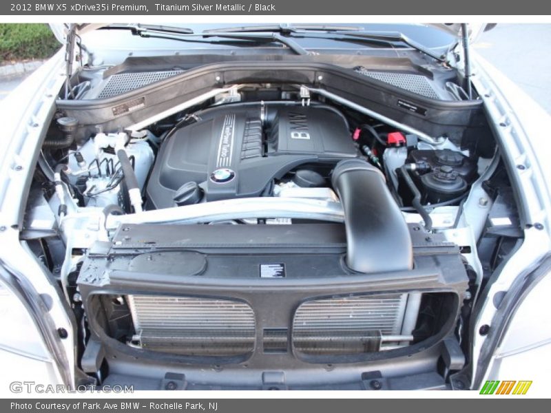 Titanium Silver Metallic / Black 2012 BMW X5 xDrive35i Premium