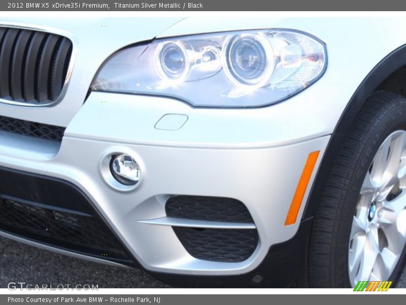 Titanium Silver Metallic / Black 2012 BMW X5 xDrive35i Premium