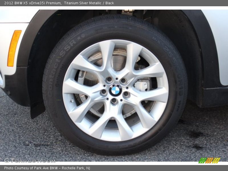 Titanium Silver Metallic / Black 2012 BMW X5 xDrive35i Premium