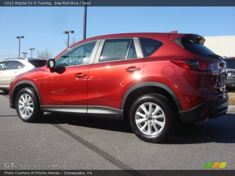 Zeal Red Mica / Sand 2013 Mazda CX-5 Touring