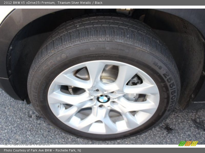 Titanium Silver Metallic / Black 2012 BMW X5 xDrive35i Premium