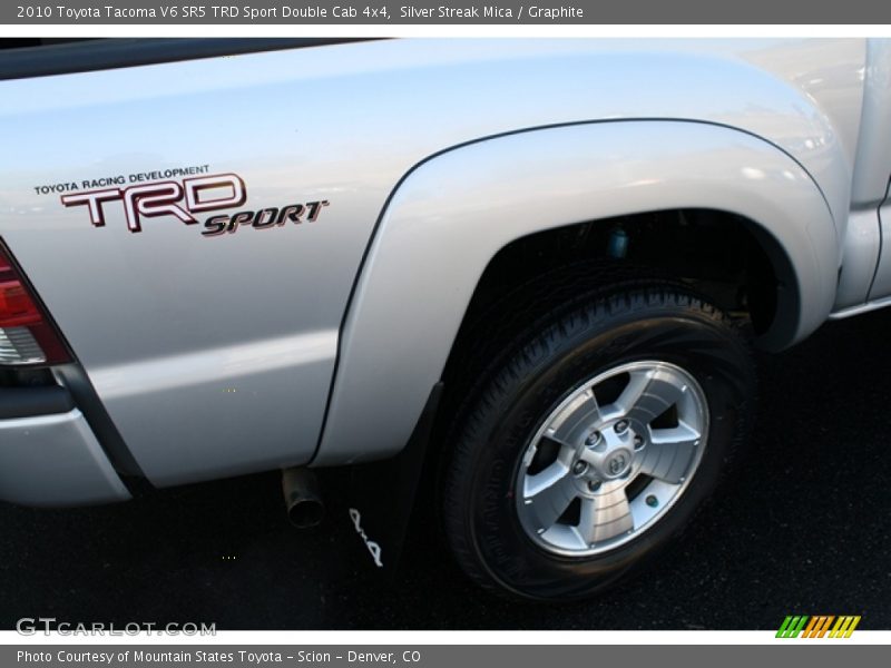 Silver Streak Mica / Graphite 2010 Toyota Tacoma V6 SR5 TRD Sport Double Cab 4x4