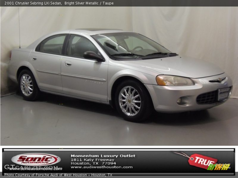 Bright Silver Metallic / Taupe 2001 Chrysler Sebring LXi Sedan