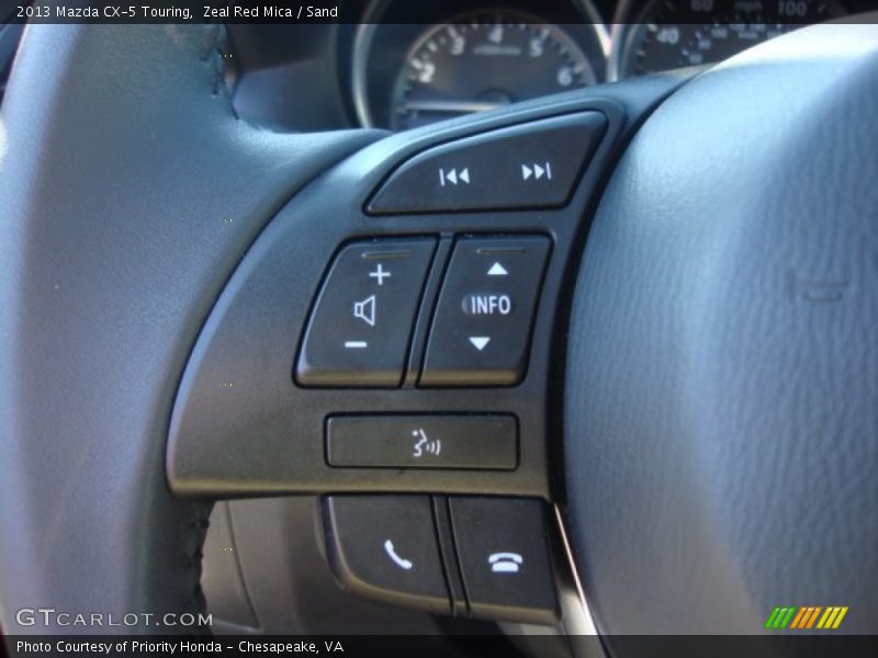 Zeal Red Mica / Sand 2013 Mazda CX-5 Touring