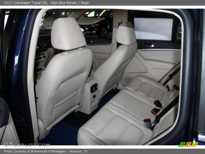 Night Blue Metallic / Beige 2013 Volkswagen Tiguan SEL