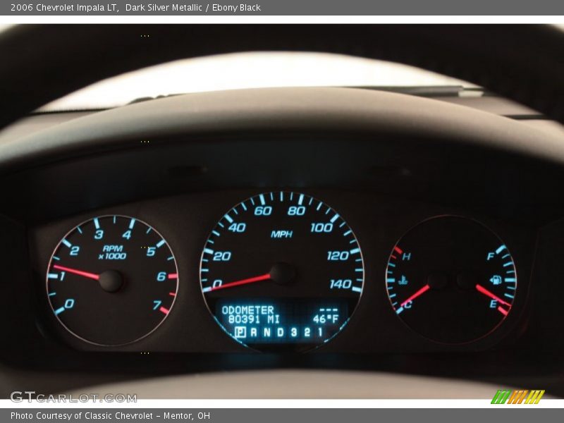 Dark Silver Metallic / Ebony Black 2006 Chevrolet Impala LT