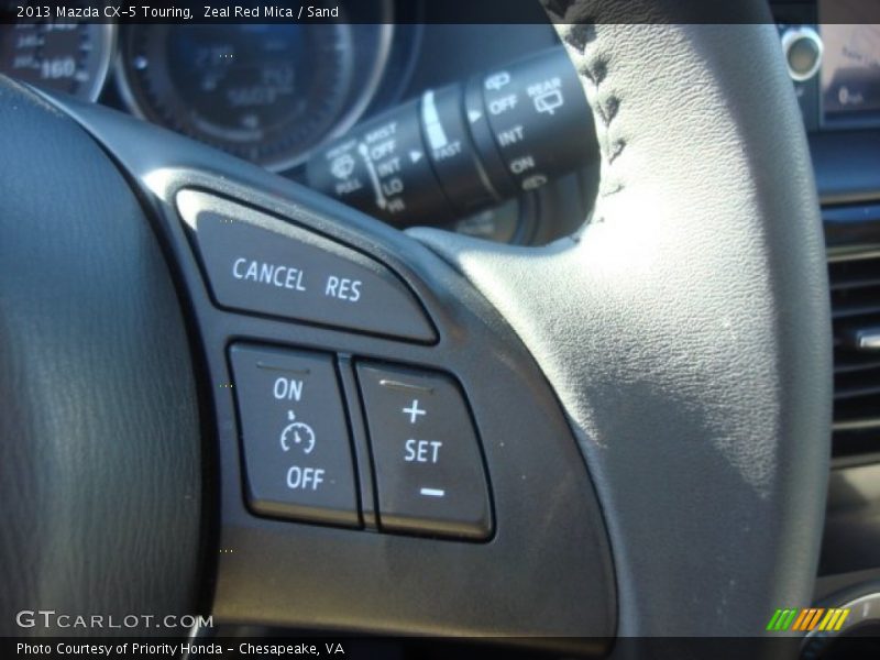 Zeal Red Mica / Sand 2013 Mazda CX-5 Touring