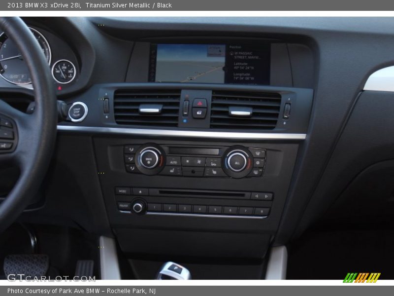 Titanium Silver Metallic / Black 2013 BMW X3 xDrive 28i