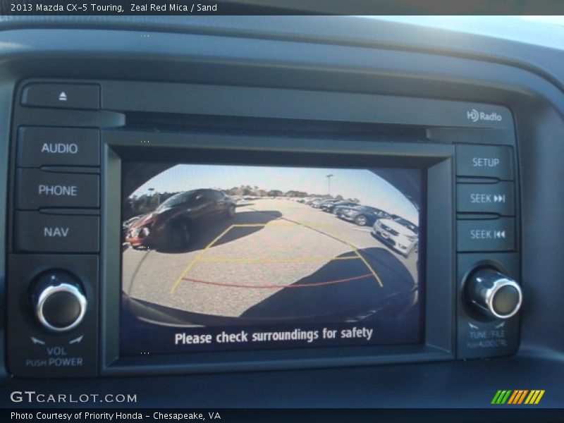 Zeal Red Mica / Sand 2013 Mazda CX-5 Touring