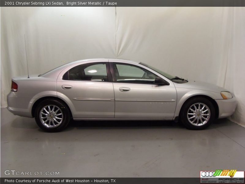 Bright Silver Metallic / Taupe 2001 Chrysler Sebring LXi Sedan