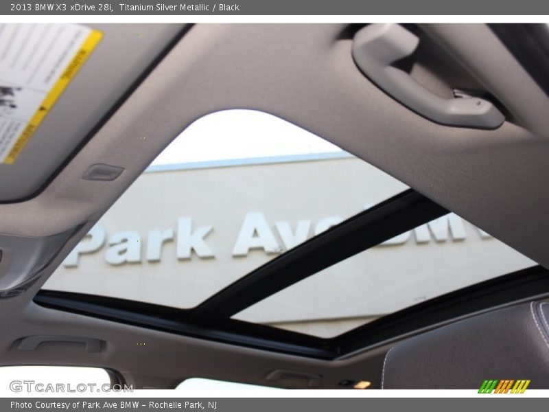 Titanium Silver Metallic / Black 2013 BMW X3 xDrive 28i