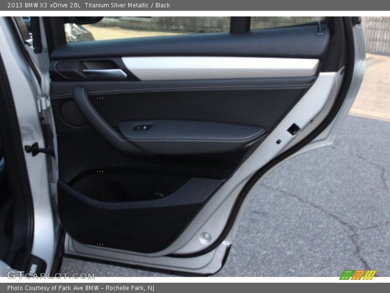Titanium Silver Metallic / Black 2013 BMW X3 xDrive 28i