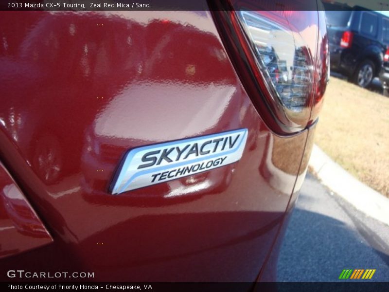Zeal Red Mica / Sand 2013 Mazda CX-5 Touring