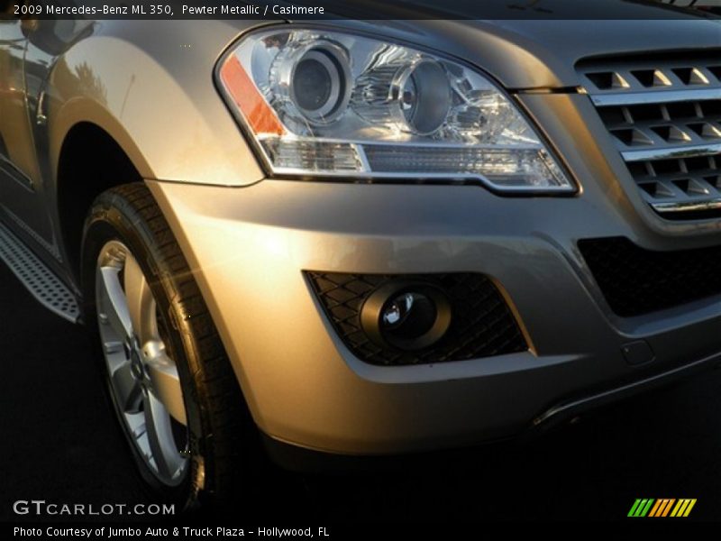 Pewter Metallic / Cashmere 2009 Mercedes-Benz ML 350