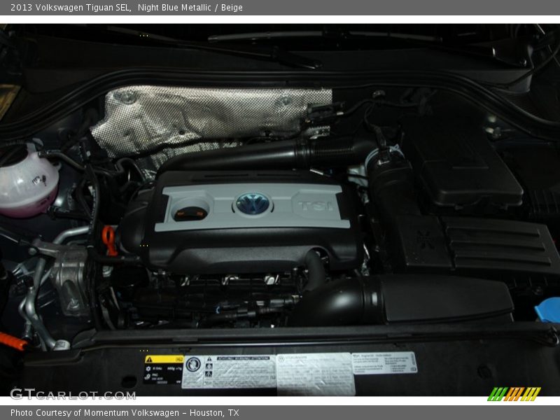 Night Blue Metallic / Beige 2013 Volkswagen Tiguan SEL