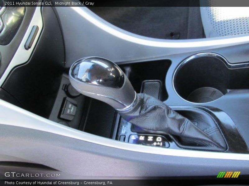Midnight Black / Gray 2011 Hyundai Sonata GLS