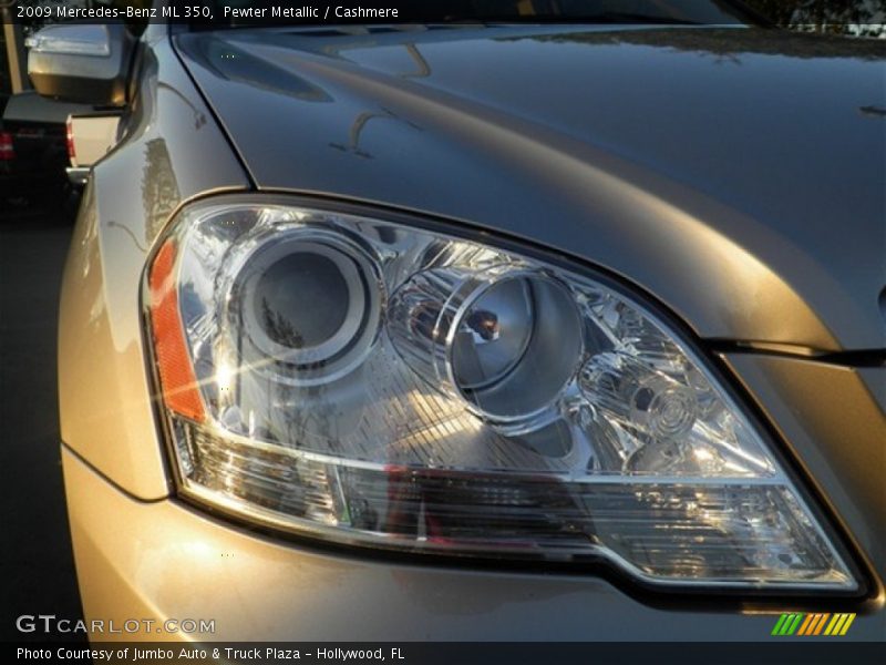 Pewter Metallic / Cashmere 2009 Mercedes-Benz ML 350