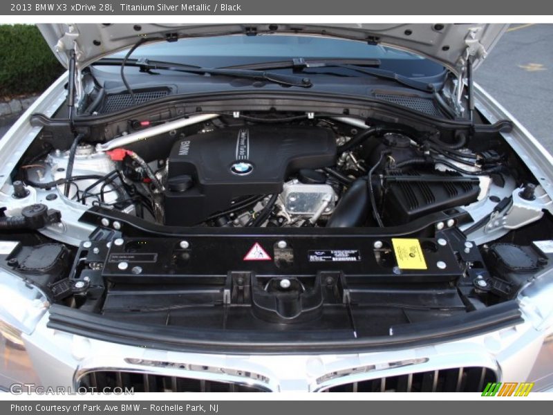 Titanium Silver Metallic / Black 2013 BMW X3 xDrive 28i