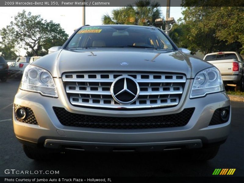 Pewter Metallic / Cashmere 2009 Mercedes-Benz ML 350