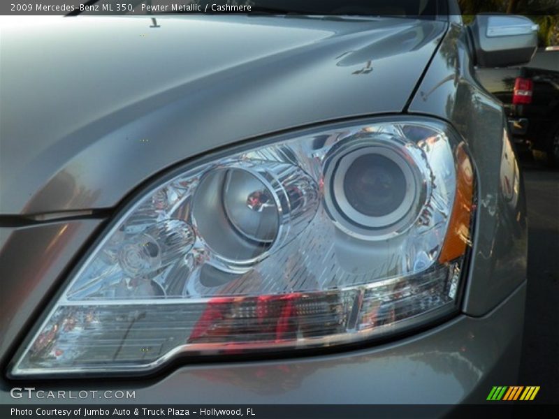 Pewter Metallic / Cashmere 2009 Mercedes-Benz ML 350