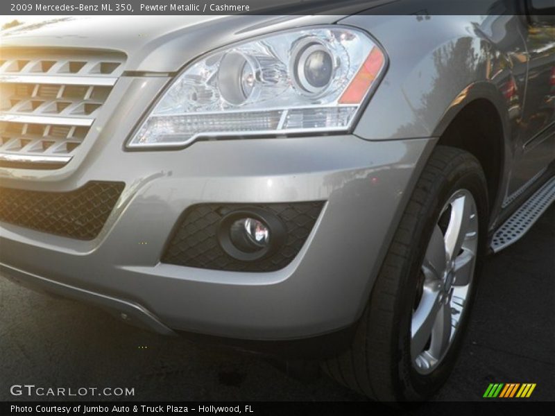 Pewter Metallic / Cashmere 2009 Mercedes-Benz ML 350