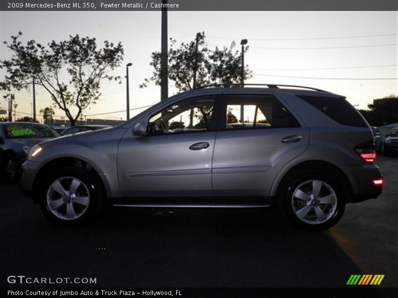 Pewter Metallic / Cashmere 2009 Mercedes-Benz ML 350