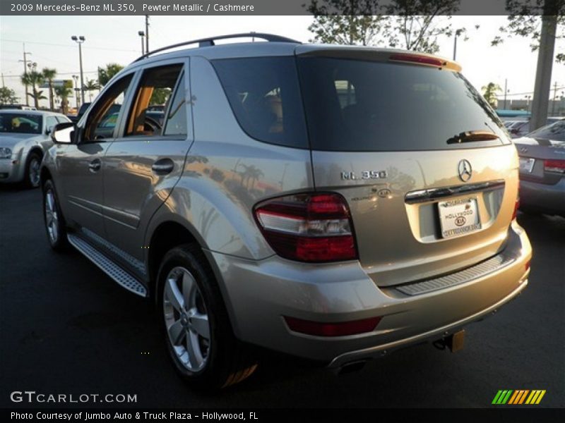 Pewter Metallic / Cashmere 2009 Mercedes-Benz ML 350