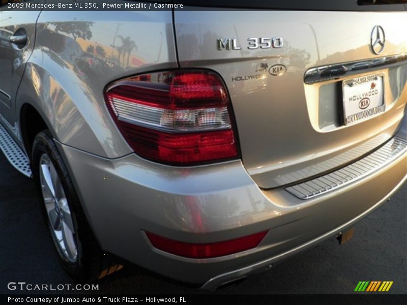 Pewter Metallic / Cashmere 2009 Mercedes-Benz ML 350