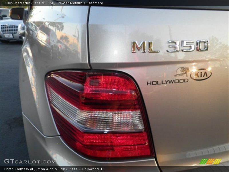Pewter Metallic / Cashmere 2009 Mercedes-Benz ML 350
