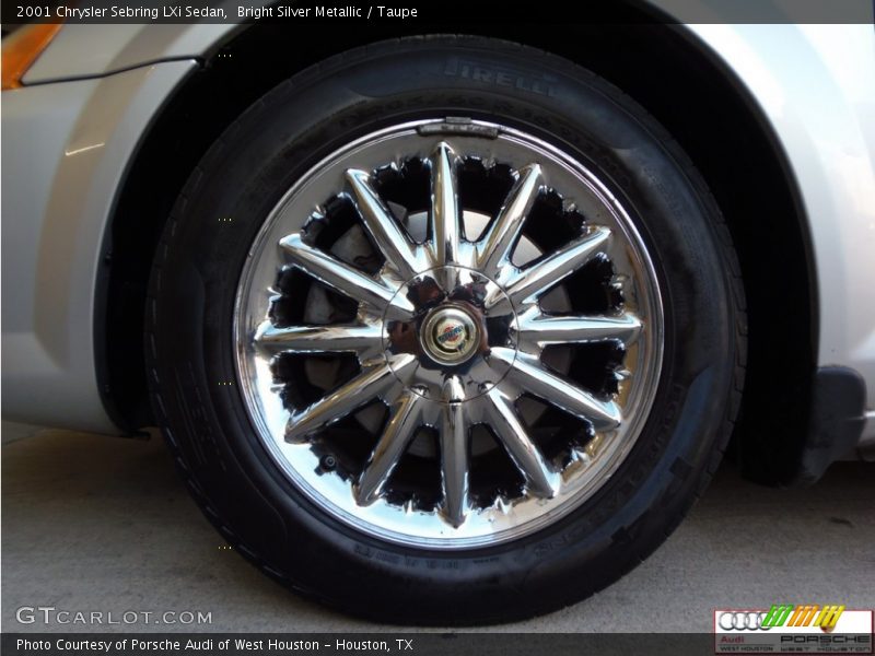 Bright Silver Metallic / Taupe 2001 Chrysler Sebring LXi Sedan