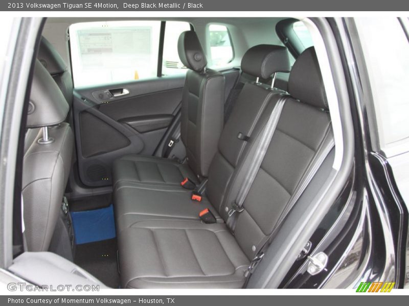 Rear Seat of 2013 Tiguan SE 4Motion