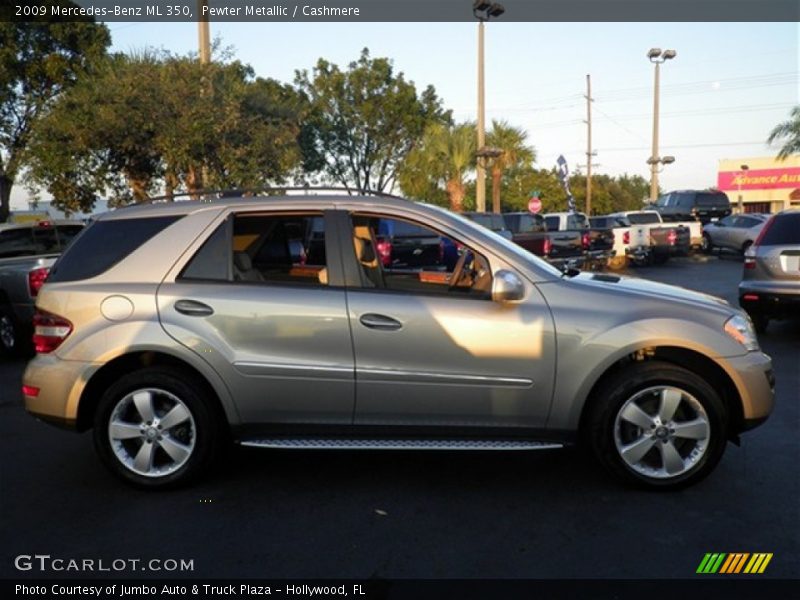Pewter Metallic / Cashmere 2009 Mercedes-Benz ML 350