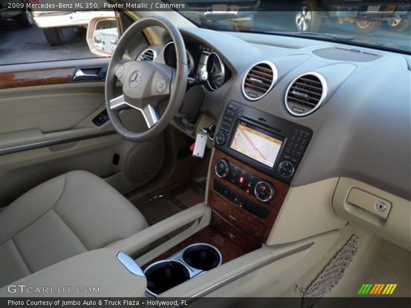 Pewter Metallic / Cashmere 2009 Mercedes-Benz ML 350