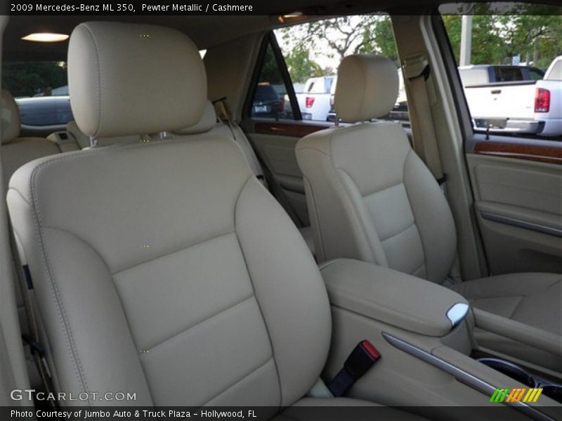 Pewter Metallic / Cashmere 2009 Mercedes-Benz ML 350