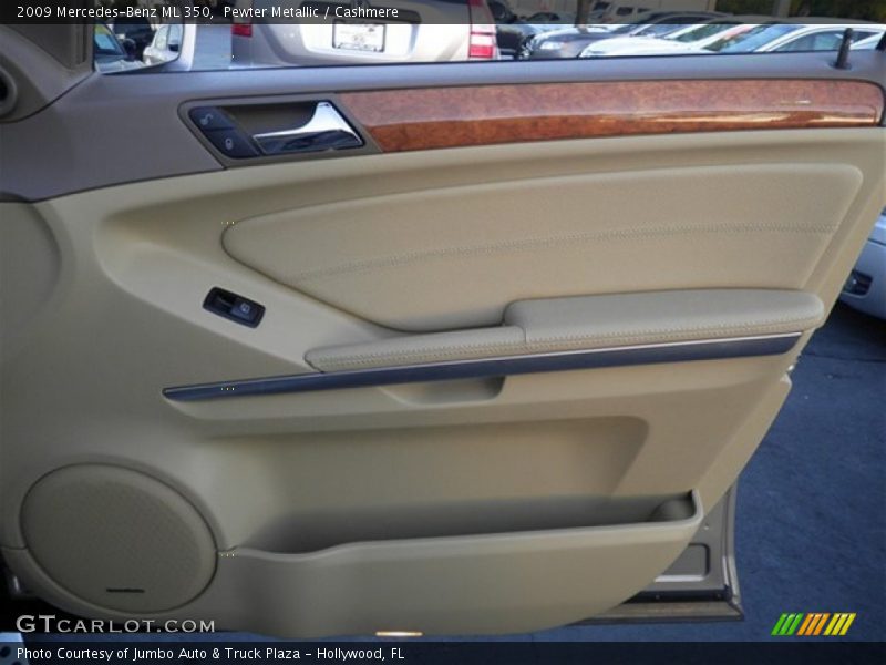 Pewter Metallic / Cashmere 2009 Mercedes-Benz ML 350