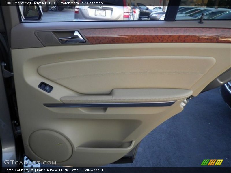 Pewter Metallic / Cashmere 2009 Mercedes-Benz ML 350