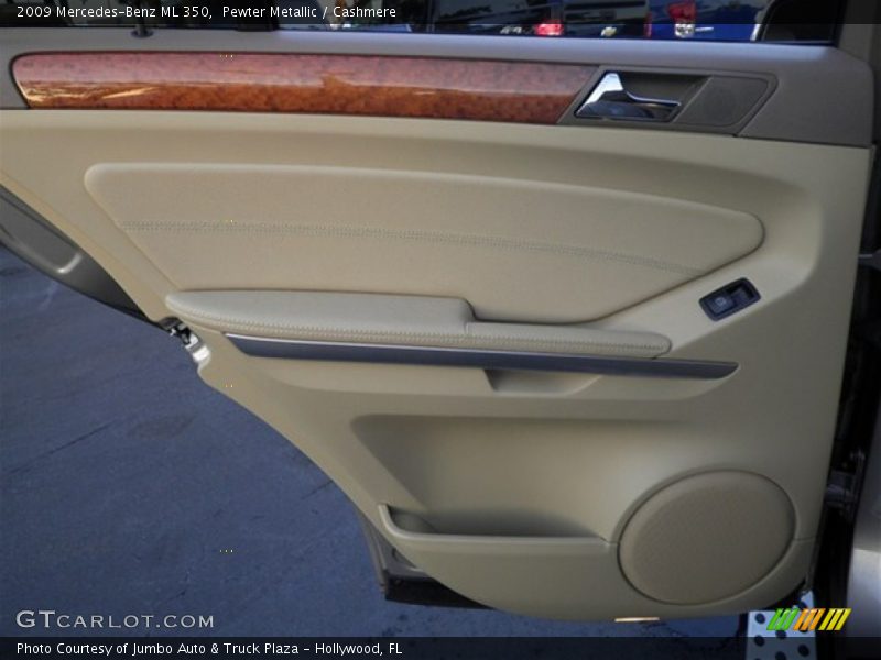Pewter Metallic / Cashmere 2009 Mercedes-Benz ML 350